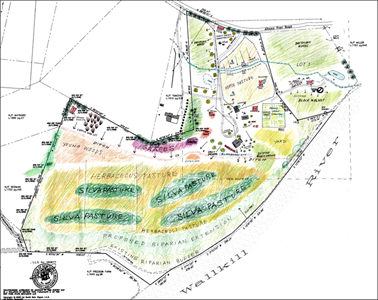 Permaculture Design Plans in Wallkil River, New Paltz, New York