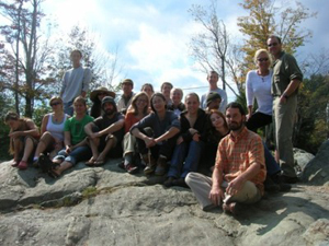 Permaculture graduates from center of bioregional living with Andrew Faust